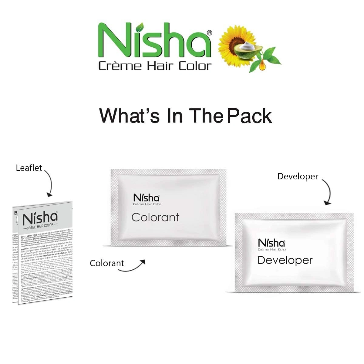 Nisha Cream Hair Color 100% Grey Coverage Conditioning With Natural Herbs 40gm Pouch-Burgundy-4