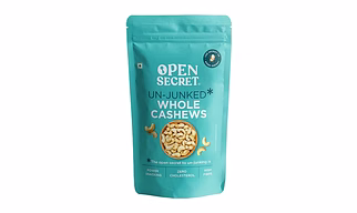 Open Secret 100% Natural Premium Whole Cashews 200 g Value Pack | Whole Crunchy Cashew | Premium Kaju nuts | Nutritious & Delicious | Gluten Free & High Protein