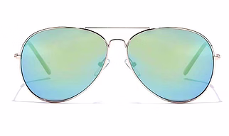JRS by Coolwinks S35C5886 Green Gradient Pilot Sunglasses for Men and Women