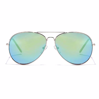 jrs by coolwinks s35c5886 green gradient pilot sunglasses for men and women