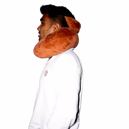 Refill Adjustable Travel Neck Pillow-4
