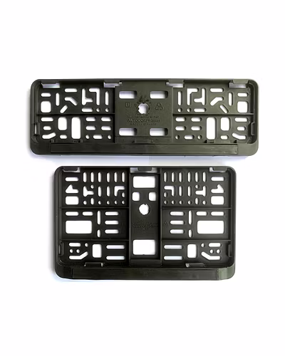 CAR PLATES BRACKET AND COVERS-1