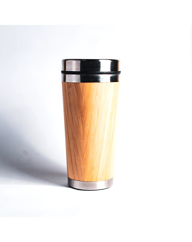 Insulated bamboo bottles with SUS304 stainless steel-4