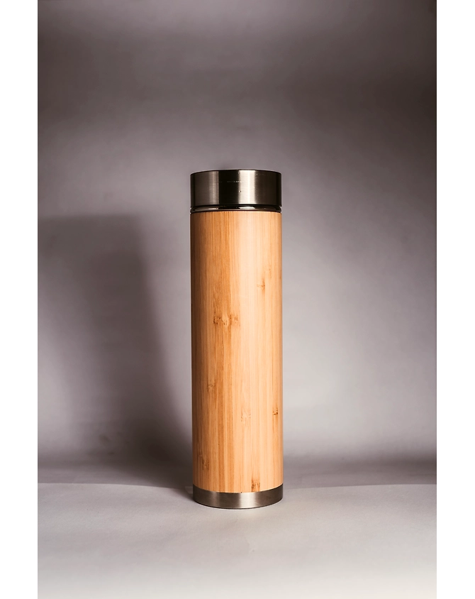 Insulated bamboo bottles with SUS304 stainless steel-5