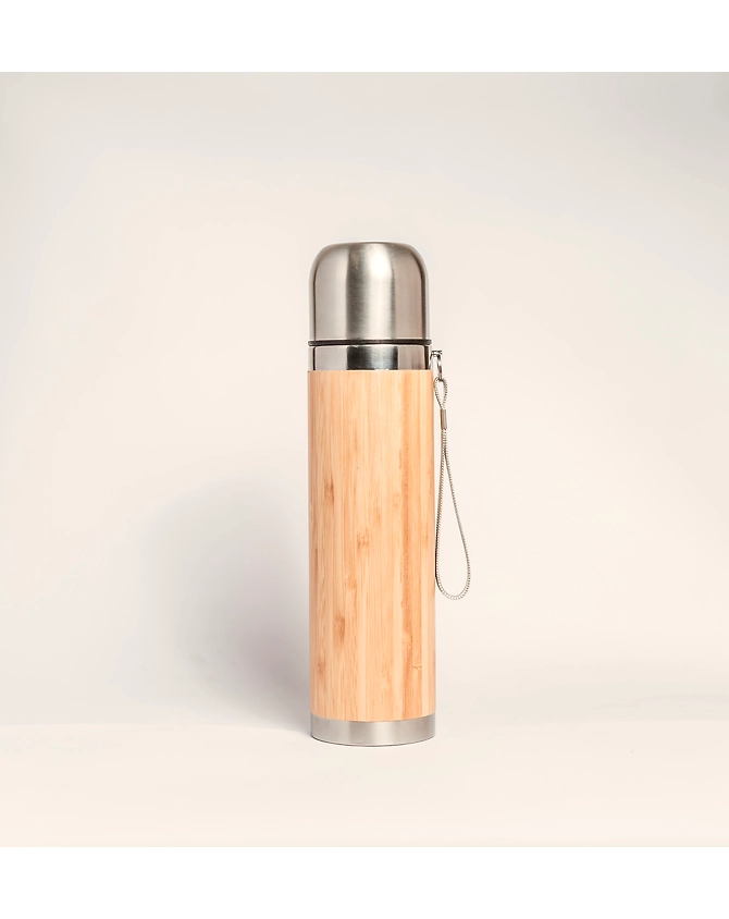 Insulated bamboo bottles with SUS304 stainless steel-3