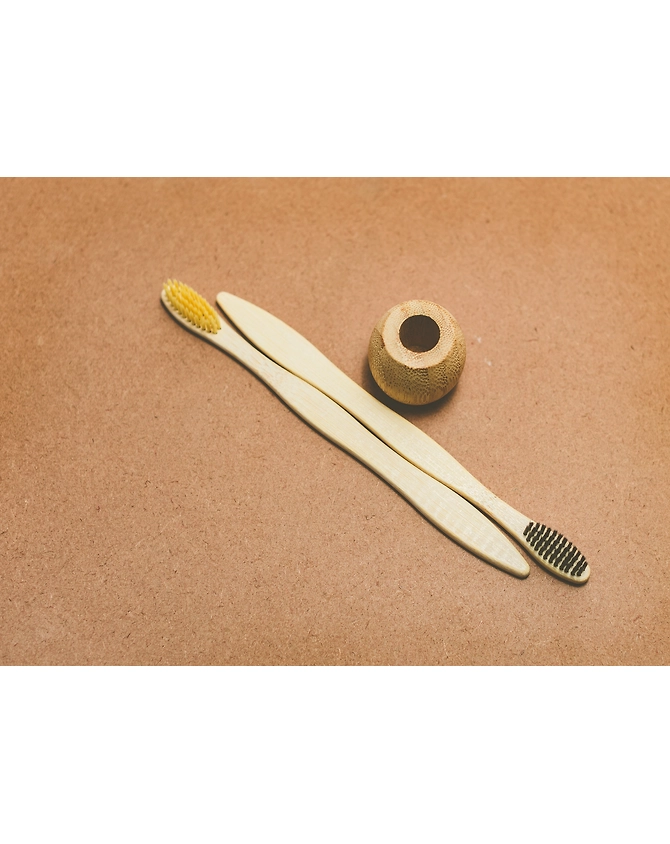 Natural bamboo toothbrush-3