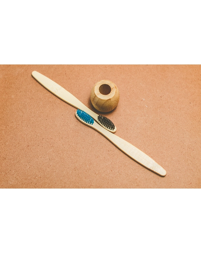 Natural bamboo toothbrush-2