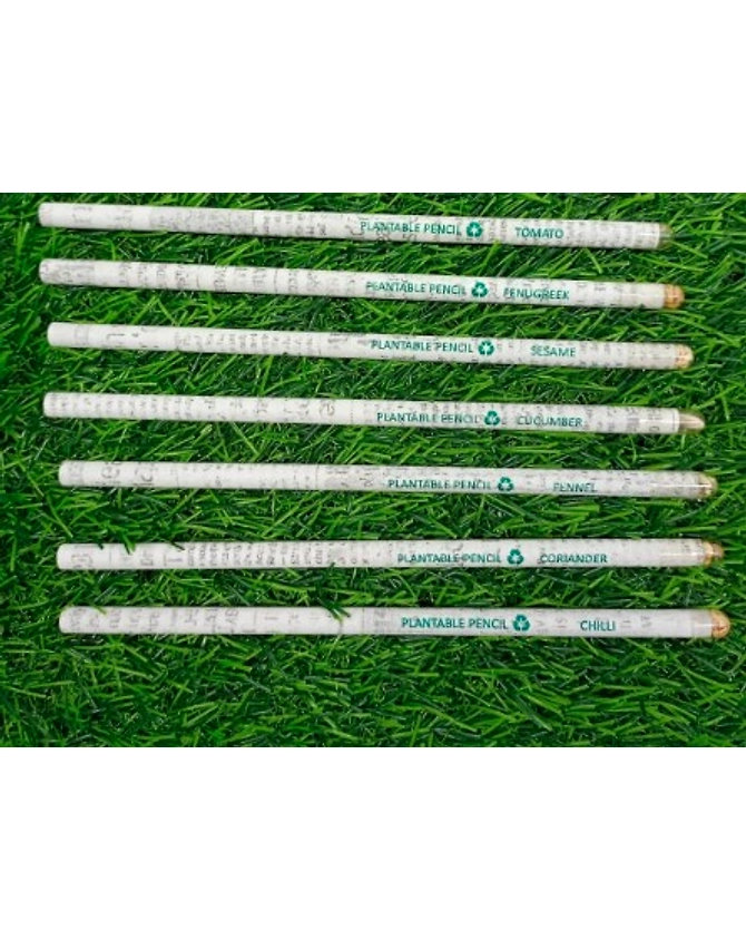 plant able and non-plant able upcycled stationery-pen and pencil-4