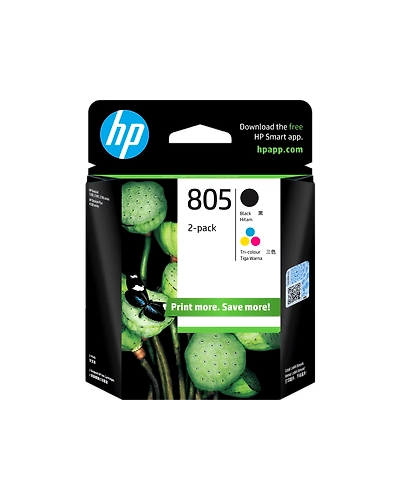 HP 805 Color/Black Ink Cartridge Combo 2-Pack-6ZD32AA