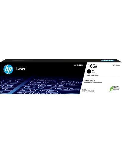 HP 166A Black Original Laser Toner Cartridge-W1660A