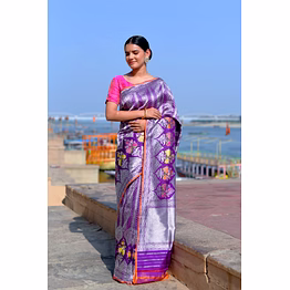 vilote pure katan tanchui banaras handwoven saree