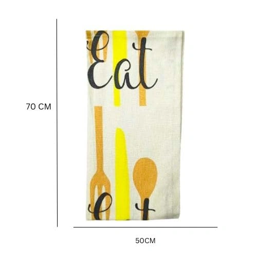 Recycled Cotton Silverware design Kitchen Tea Towel &amp; Apron-2