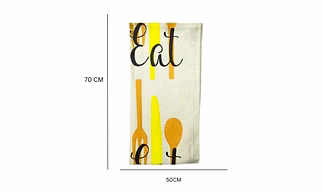 Recycled Cotton Silverware design Kitchen Tea Towel & Apron