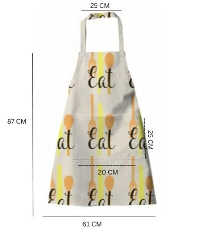 Recycled Cotton Silverware design Kitchen Tea Towel &amp; Apron-1