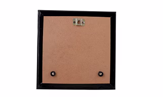 Attica Dhokra Artwork with Wooden Frame (Brass, 10 cm x 2 cm x 30 cm, Gold and White)