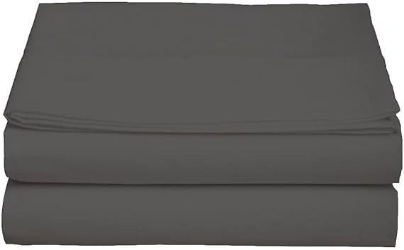 Attica Tracery Premium Cotton Bedlienen Set in Double Size  in Dark Grey (108-2