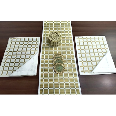 Natural Fibre Table Runner-12622560