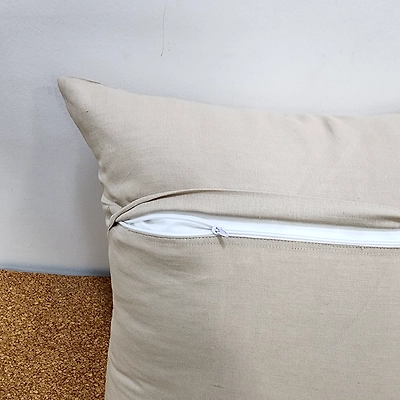 Five Wooden Button Cushion Cover Set-3