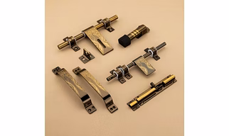 Antque Steel door kit