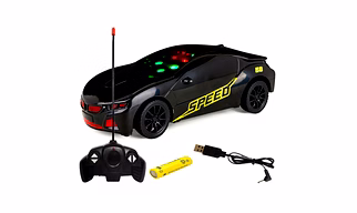 Remote Control High Speed Car - ABS - Speed 68 - 40Mhz - 3D Lights
