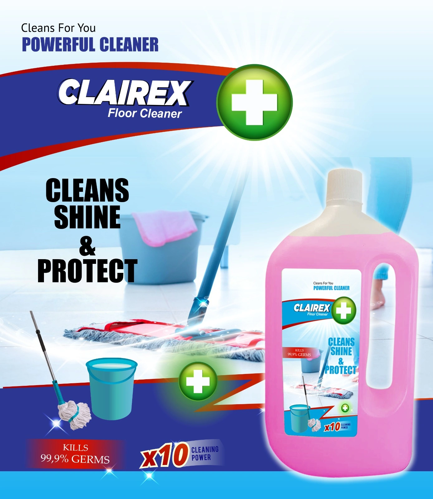 CLAIREX Floor Cleaner Liquid-4