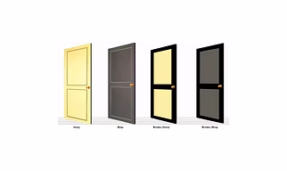 Pvc Fiber Door