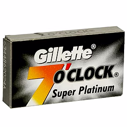 gillette 7 o'clock super platinum blades