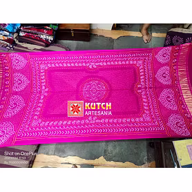 Pure gaji silk fabric tiny bandhani bandhej designer