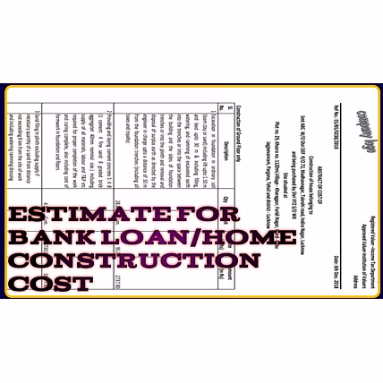 BOQ preperations for Bank Loans-940461-305ce781