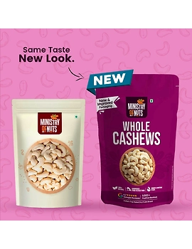 Ministry of nuts 100% Natural Premium Whole Cashews 500 g Value Pack | Whole Crunchy Cashew | Premium Kaju nuts | Nutritious &amp; Delicious | Gluten Free &amp; Plant based Protein (Grade W320)-5-sm