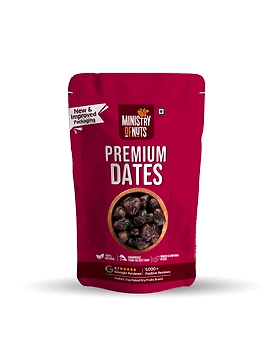 Ministry Of Nuts Special Khenaizi Dates Premium Khajoor All Natural, Good Source Of Protein &amp; Dietary Fibres, Zero Cholesterol &amp; Trans Fat, No Sugar (Dates 500g)…-12337486-sm