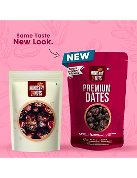 Ministry Of Nuts Special Khenaizi Dates Premium Khajoor All Natural, Good Source Of Protein &amp; Dietary Fibres, Zero Cholesterol &amp; Trans Fat, No Sugar (Dates 500g)…-5-sm
