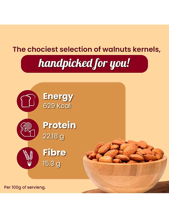 Ministry Of Nuts Premium California Almonds | Premium Badam Giri | High in Fiber &amp; Boost Immunity | Real Nuts | Gluten Free (Almonds 500G)…-3