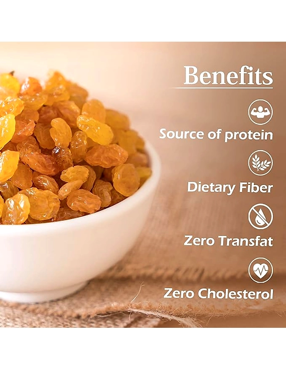 Ministry Of Nuts Pack of 2 Premium Dry Fruits Seedless Raisins 200g, Figs 200g - Total 400g All Natural, Good Source of Dietary Fibers, Energy Booster Zero Cholesterol &amp; Trans Fat-3