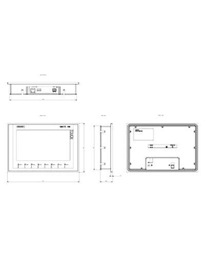 Siemens KTP900 TFT Display HMI Panel 6AV21232JB030AX0-1