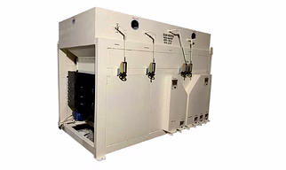 SEED GRADER CUM FINE CLEANER (With WOODEN Sieve Boat & Top Mounted Blower)
