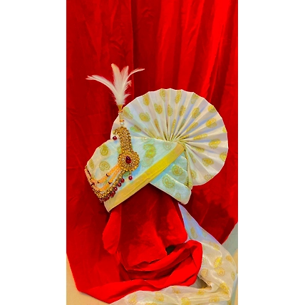Silk Chanderi Safa-1