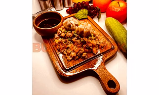 Beef & mushroom fried rice with 2pcs siomai