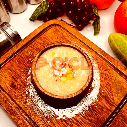 Crab and corn soup-2