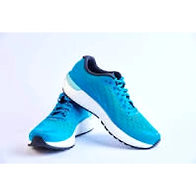 Blue sneakers