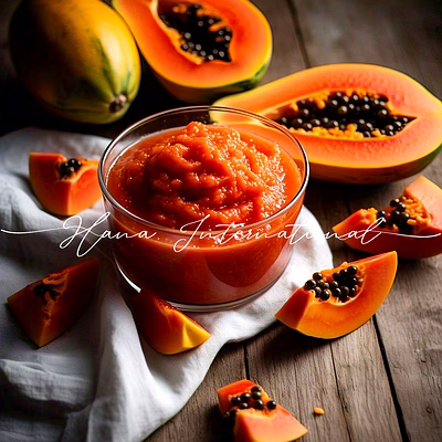 red papaya pulp / puree