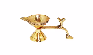 OM Bhakti Brass Single Aarti - Medium 1 Pc