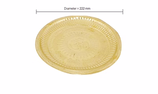 OM Bhakti Brass OM Plate - Small 1 Pc