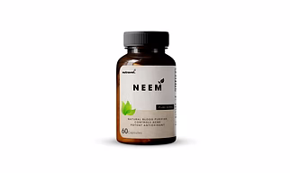 Nutravel Neem Caps, 500 mg, Natural Blood Purifier, Controls Acne, Potent Antioxidant, Pack of 60