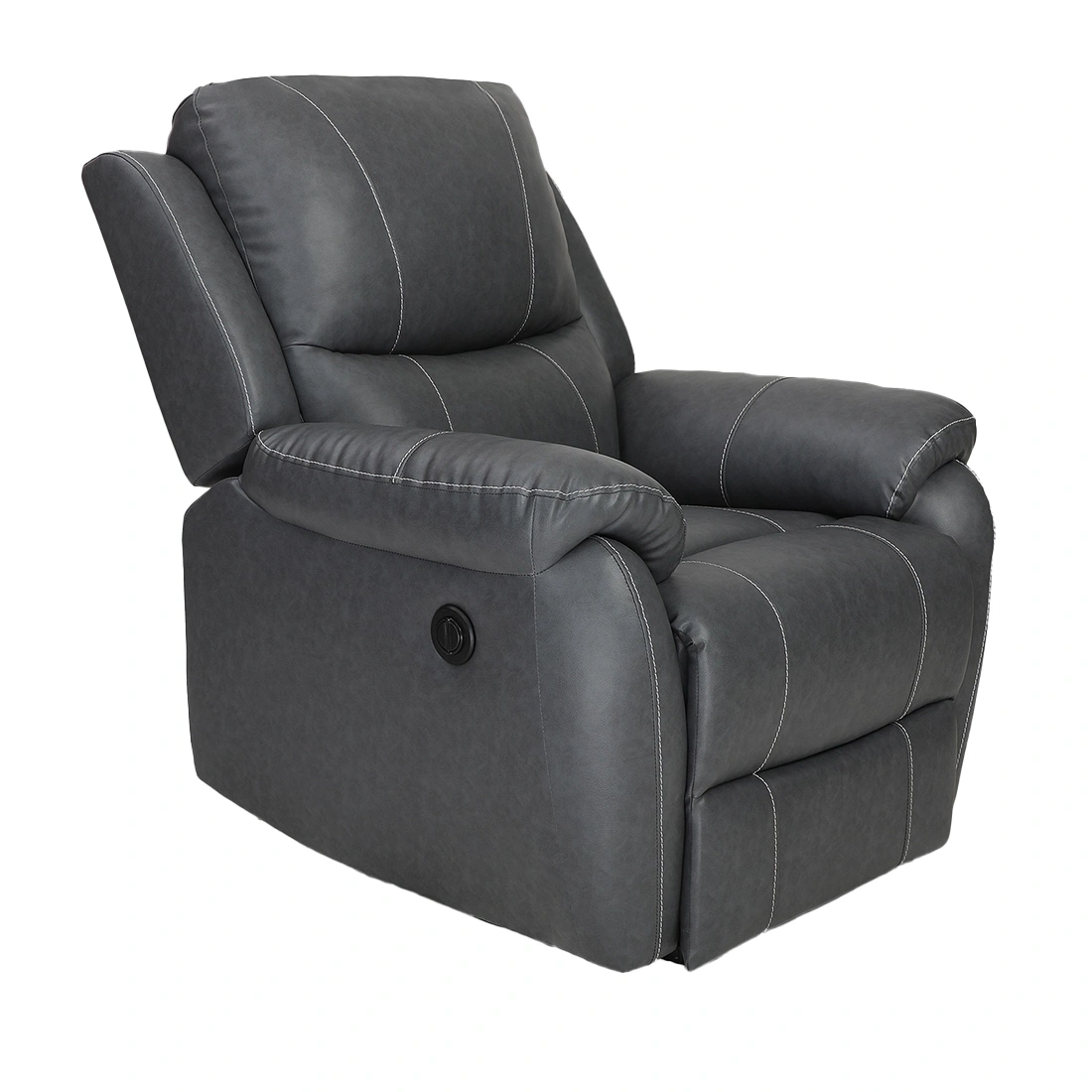 Recliners India Single Seater Recliner Sofa - Lite (Color: Grey)-7