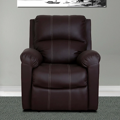 Single Seater Recliner Chair for Living Room – Spino Brown | Recliner Chair | Recliner Chairs for Home Relax | Recliner | 1 Seater Chair Sofa | Single Seater Motorized/Manual Recliner | 1 Year Warranty | Recliners India