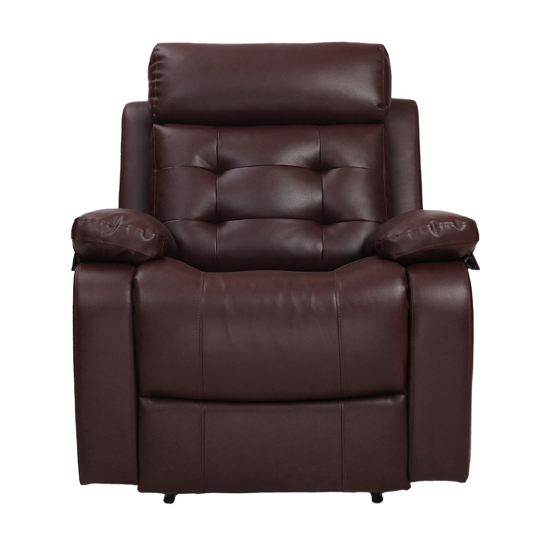 Recliners India Single Seater Recliner Sofa - Tango (Color: Cherry Two Tone)-6