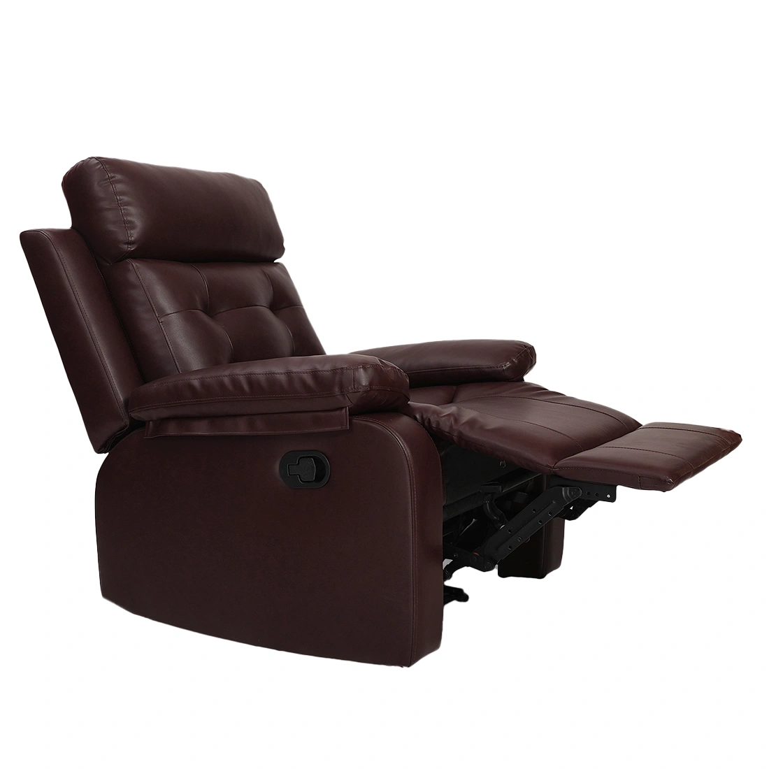 Recliners India Single Seater Recliner Sofa - Tango (Color: Cherry Two Tone)-9