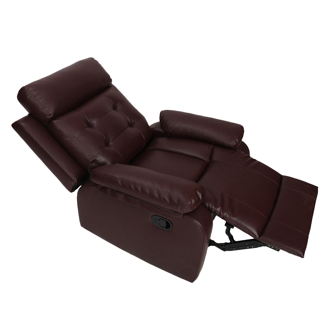 Recliners India Single Seater Recliner Sofa - Tango (Color: Cherry Two Tone)-10