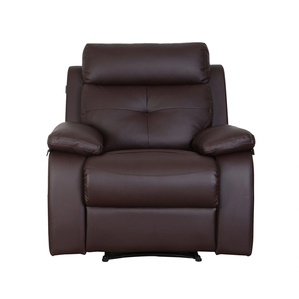 Recliners India Single Seater Recliner Sofa - Ohio (Color: Brown)-6